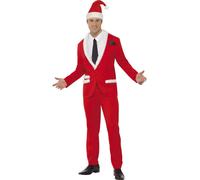 Père Noël Costume Luxe Professionnel Santa Costumes Déguisement Grotte Costume