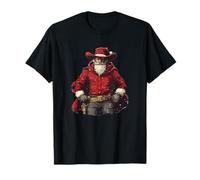 Père Noël Cowboy Cool pour Une Aventure de Noël Sauvage T-Shirt