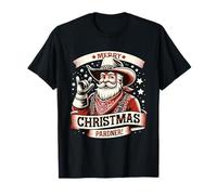 Père Noël cowboy - Country Western Christmas T-Shirt