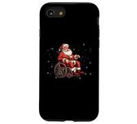 Père Noël dans Un Fauteuil Roulant - Noël en Fauteuil Roulant Coque pour iPhone SE (2020) / 7/8