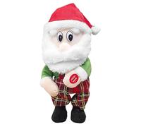 Père Noël dansant avec de la musique, dansant et chantant | en peluche de Noël pour ,Jouet chanteur en peluche de Noël Twerking, musicale rembourrée électrique, ba