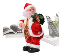 Père Noël dansant avec musique - Figurine électrique oscillante - Père Noël chantant et dansant - Pour enfants, adultes, adolescents - Décoration de la maison - Chambre d'enfant - Hiver - Appartement
