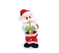 Père Noël dansant avec saxophone (35 cm, fonctionne avec des piles, IP20)