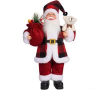 Père Noël Debout 12 Pouces Décoration Fenêtre(B) | Taille 12 pouces, design debout, pour idéal fenêtre, esprit festif, pour décor joyeux