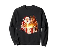 Père Noël découvrant la Surprise des fêtes Ensemble Sweatshirt