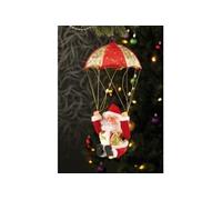 Jouet - INFACTORY - Père Noël en parachute - Chante Jingle Bells - Dimensions 33x17 cm - Utilisation intérieure