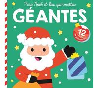 Père Noël et des gommettes géantes couverture verte - Collectif - Tam-Tam - broché - Livre-jeu