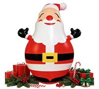Père Noël Gonflable Adorable avec Éclairage LED 150 centimètres de Hauteur