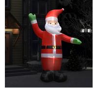 Père Noël gonflable avec LED - vidaXL - 3 m - Rouge - Tissu polyester - Résistant aux intempéries