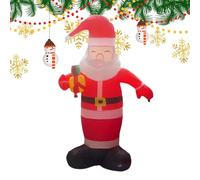 Père Noël gonflable - Père Noël gonflable - LED de décoration de 4,92 pieds - Grands accessoires de décoration de Noël pour l'extérieur, l'intérieur et l'extérieur - Jardin