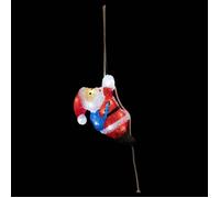 Feeric Lights & Christmas - Père noël grimpeur Lumineux extérieur h24cm 20 LED à Piles