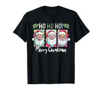 Père Noël Happy Face Ho Ho Joyeux Noël Père Noël drôle T-Shirt