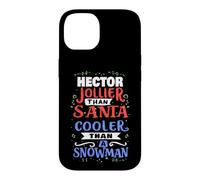 Père Noël Hector avec Inscription Humoristique Coque pour iPhone 14