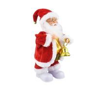 Père Noël interactif à piles | Père Noël animé en marche pour maison, bureau, fête, scène, centre commercial, vitrine, cheminée