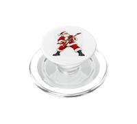 Père Noël Jouant de la Guitare drôle de Noël Rock Musique PopSockets PopGrip pour MagSafe