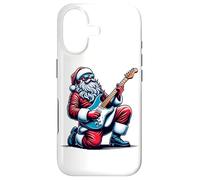 Père Noël Jouant Un Solo sur la Guitare électrique drôle Coque pour iPhone 17