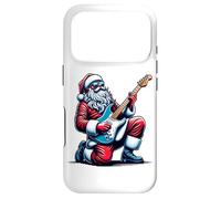Père Noël Jouant Un Solo sur la Guitare électrique drôle Coque pour iPhone 17 Pro