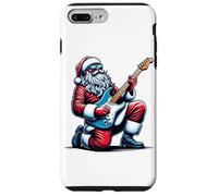 Père Noël Jouant Un Solo sur la Guitare électrique drôle Coque pour iPhone 7 Plus/8 Plus