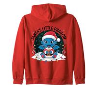 Père Noël Little Dragon - Noël avec de Jolis Dragons Sweat à Capuche