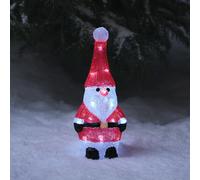 Père Noël Lumineux en Acrylique de 30 cm