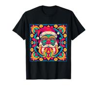Père Noël Mandala Noël Xmas Noël T-Shirt