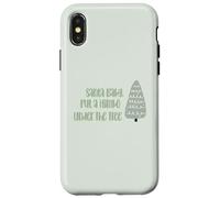 Père Noël met Un Himbo sous l'arbre Queer Holiday Coque pour iPhone X/XS