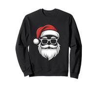 Père Noël Minimal Style Santa Barbe & Lunettes Sweatshirt