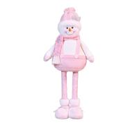 Père Noël Neige Extensible Peluche, Figurines Debout Décoration Noël | Peluche Douce et Confortable, Hauteur Réglable, Design Festif, Parfait pour Sapin ou Cheminée, Cadeau de Noël Original