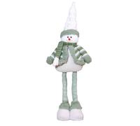 Père Noël Neige Extensible Peluche, Figurines Debout Décoration Noël | Peluche Douce et Confortable, Hauteur Réglable, Design Festif, Parfait pour Sapin ou Cheminée, Cadeau de Noël Original