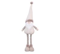 Père Noël Neige Extensible Peluche, Figurines Debout Décoration Noël | Peluche Douce et Confortable, Hauteur Réglable, Design Festif, Parfait pour Sapin ou Cheminée, Cadeau de Noël Original