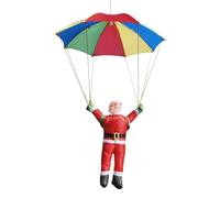 Père Noël parachute | Joli pendentif de Père Noël - Décorations de Père Noël pour fêtes, décoration, portes, mariages