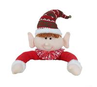 Père Noël Peluche Géant 46cm pour Sapin de Noël