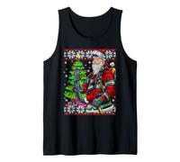 Père Noël Pompier Costume de Pompier Vilain Noël Débardeur