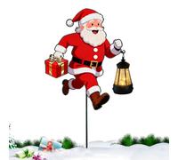 Père Noël pour extérieur | de bonhommes de neige avec lumières LED - Design avec lanternes portables décorations de Noël, pour jardins ruraux, pelouses, sentiers et festivals d'hiver