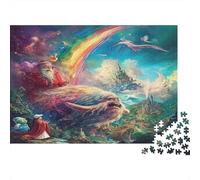 Père Noël Puzzle 1000 Pièces Adulte avec Clic Parfait, Ensemble De Casse-tête en Puzzle énigme De Compétence Logique pour Un Hobby Créatif, Puzzle À La Meilleure Évaluation 38x26cm/1000pcs