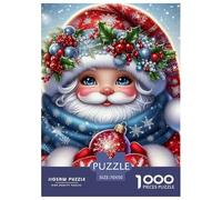 Père Noël Puzzle 1000 Pièces Educa Jouet en Bois Divertissement Créatif De l'art De La Décoration Décorations de Noël Jeu Éducatif Challenge Toy Adultes Et Enfants À Partir De 14 Ans 70x50cm/1000p