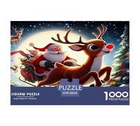 Père Noël Puzzle De 1000 Pièces : Calmez L’anxiété chez Les Adultes avec Une Activité Focusée