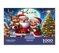 Père Noël Puzzle De 1000 Pièces : Stimulez La Logique Et La Réflexion chez Les Adultes Curieux.