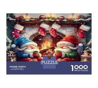 Père Noël Puzzle pour Adultes, Santa Christmas Magic Carton Premium, Entraînement Cérébral, Loisir Indoor, Cadeau D’Anniversaire Sentimental 38x26cm/1000pcs