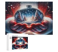 Père Noël Puzzles 300 Pièces Educa Divertissant Vacances de Noël Décoration Intérieure 3D pour Famille Challenge Éducatif Assemblage Amusant Relaxation 300 PCS