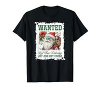 Père Noël : recherché, vu pour la dernière Fois, apportant T-Shirt