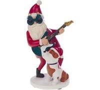 Père Noël rockeur - Amadeus - Multicolore - Résine Multicolore G