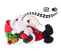 infactory Père Noël ronflant avec mouvements respiratoires
