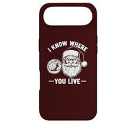 Père Noël Sarcastique, Je Sais où tu vis, Noël drôle Coque pour iPhone Air
