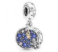 Père Noël sur Le Lune Double PANDORA Charm Pendentif 769648C01