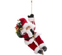 Père Noël sur une corde, décoration, 30 cm