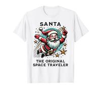 Père Noël The Original Space Traveler Fun Christmas Holiday T-Shirt