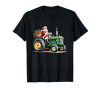 Père Noël, tracteurs agricoles, Vacances, Humour de Noël, Conduite T-Shirt