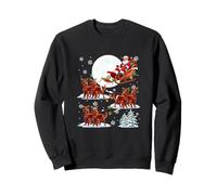 Père Noël traîneau Renne Irlandais propriétaire de Noël Famille Enfants Sweatshirt