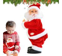 Père Noël twerking : corps en peluche douce, design de mouvement animé, rythme de Noël, élément de danse lié à la musique, caractéristique amusante du de Noël | entre